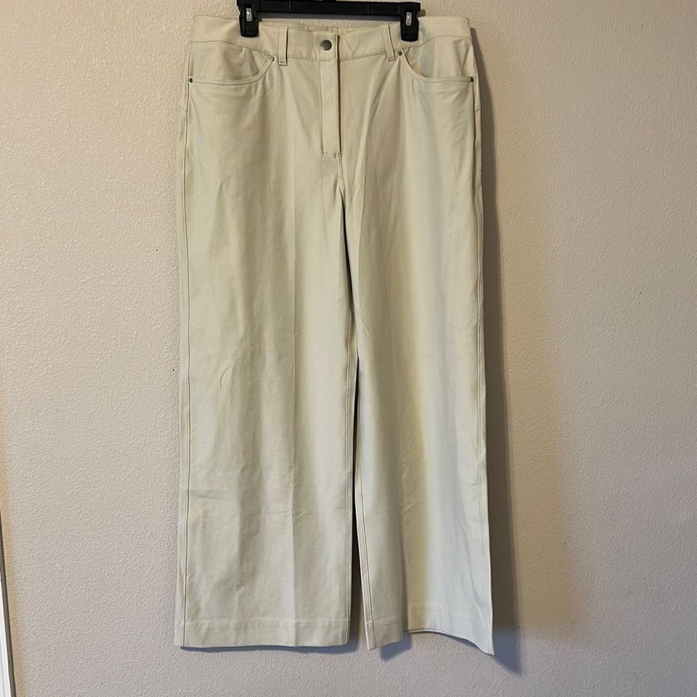 Lululemon City Sleek 5 Pocket Wide-Leg High-Rise Pant *Light Utilitech in Natura